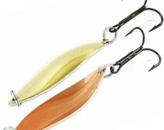 Блесна Колебалка Питер Крокодил 12гр. (2-х цветная) Латунь/Медь - изображение 1 