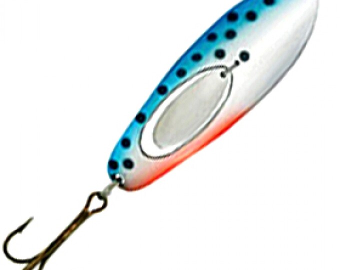 Блесна Kuusamo Taimen Super 75/17 цвет FR/BLU/Gre-S - изображение 1 