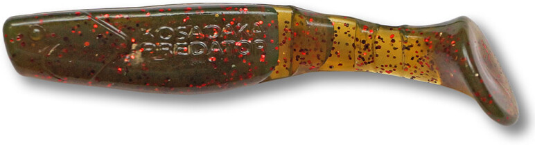 Мягкая приманка ПЛАВАЮЩАЯ Kosadaka PREDATOR 90мм, цв. OD (3шт.)