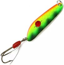 Блесна Kuusamo Rasanen 70/20 (бусинка, незацепляйка) цвет BL/GR/FYe/FR-S, UV