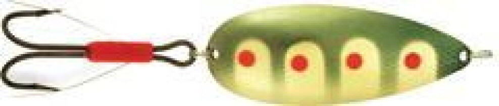 Блесна Kuusamo Hauki 80/22 (незацепляйка) цвет GR/R-B