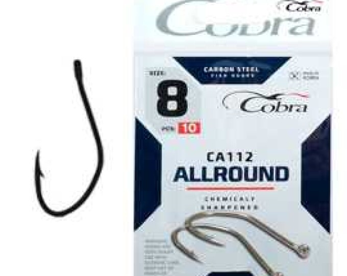 Крючки Cobra Allround AJI (CA112) №08 (10шт.) - изображение 1 