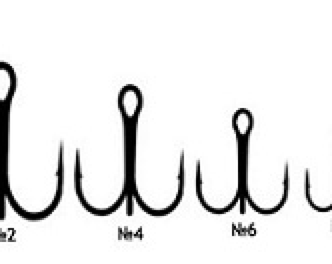 Крючок Kosadaka R-Treble (3981) №04 (L-23мм, W-17мм) (50) - изображение 2