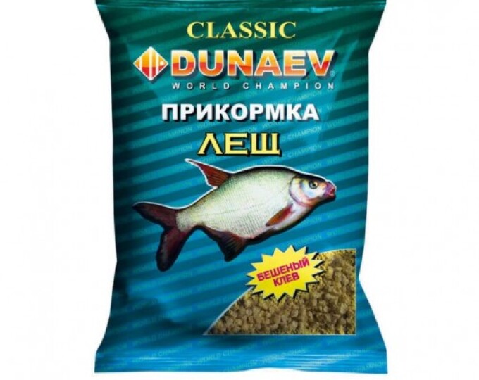 Прикормка Dunaev КЛАССИКА (гранулы) ЛЕЩ (0,9кг) - изображение 1
