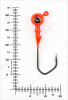 Джиг крашеный ШАР  4гр. (крючок VD-079 №1/0) (3шт.) цвет 01 (красный) - изображение 3