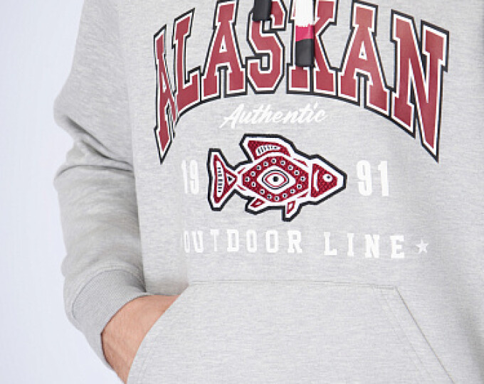 Толстовка Alaskan Promo Hoodie (серый) р.XXXL - изображение 3