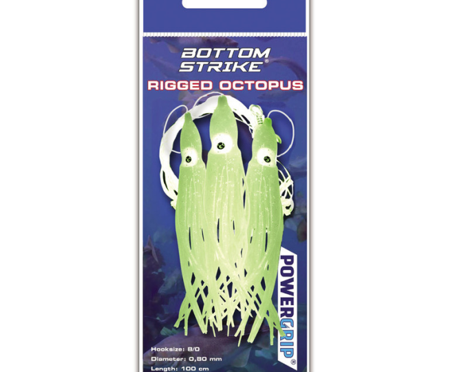 Сабики Rigged Octopus #8/0 0,80mm Glow - изображение 1 