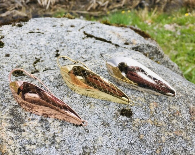 Блесна «Атом с чешуей» NEW 10гр. (золото) - изображение 1 