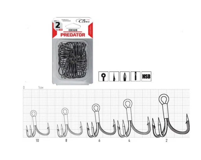 Крючок Cobra Predator (CT310) №006 - изображение 1 