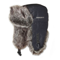 Шапка-ушанка Kosadaka Extreme-3 (мембрана, мех шиншилла, чёрный) р.XL