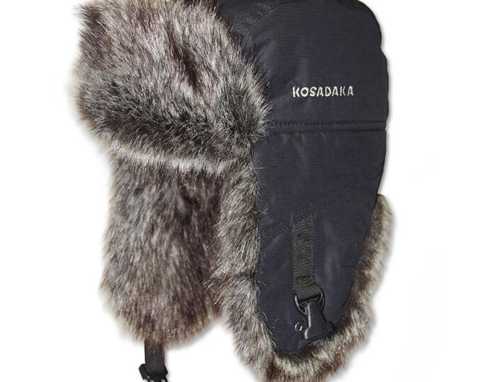 Шапка-ушанка Kosadaka Extreme-3 (мембрана, мех шиншилла, чёрный) р.XL - изображение 1