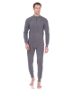 Термобелье Hunt’sMan «Termoline ZIP» р.48-50  (рост L, флис фактурный, цвет серый) - изображение 1 