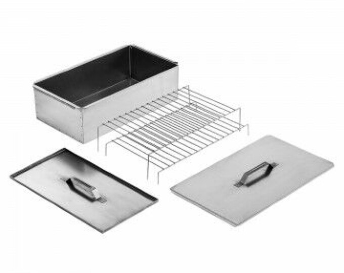 Коптильня ТОНАР «Стандарт» (двухярусная, с поддоном для сбора жира, 380*280*270, сталь 0,8мм) - изображение 1