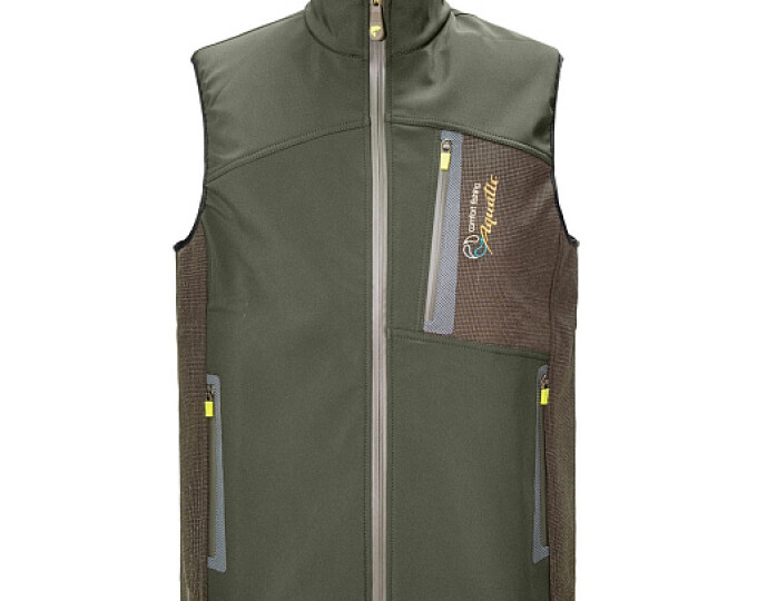 Жилет утепленный «AQUATIC» Ж-06Х (soft shell, цв. ХАКИ, р.50-52) - изображение 1 