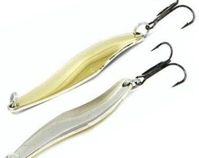 Блесна Колебалка Питер Прохоровка 15гр. (2-х цветная) Латунь/Никель - изображение 1 