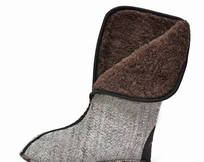 Сапоги Nordman Classic Pro (ЭВА, меховой вкладыш, с манжетой) цвет Черный р.42 - изображение 4