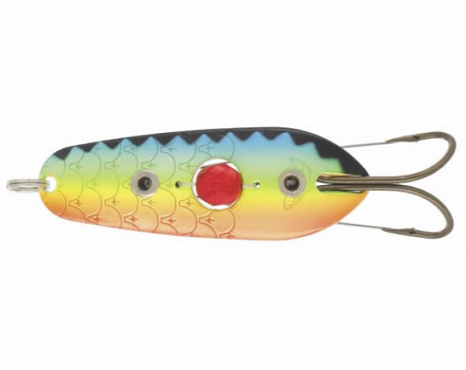 Блесна Kuusamo Rasanen 60/15 (бусинка, незацепляйка) цвет BL/BLU/FYe/FR-S - изображение 1