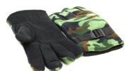 Перчатки Socudo зимние на иск. меху влагост. (камуфл. и цифра зима) - изображение 1