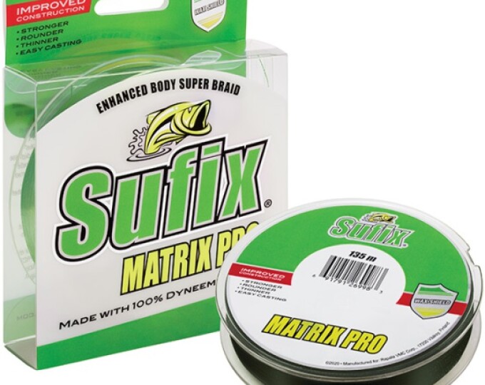 Леска плетеная Sufix Matrix Pro 135м 0,12мм (8,1кг) - изображение 1 