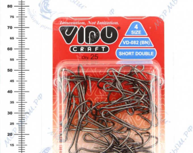 Крючок VD-082-BN «Short Double» №04 - изображение 3