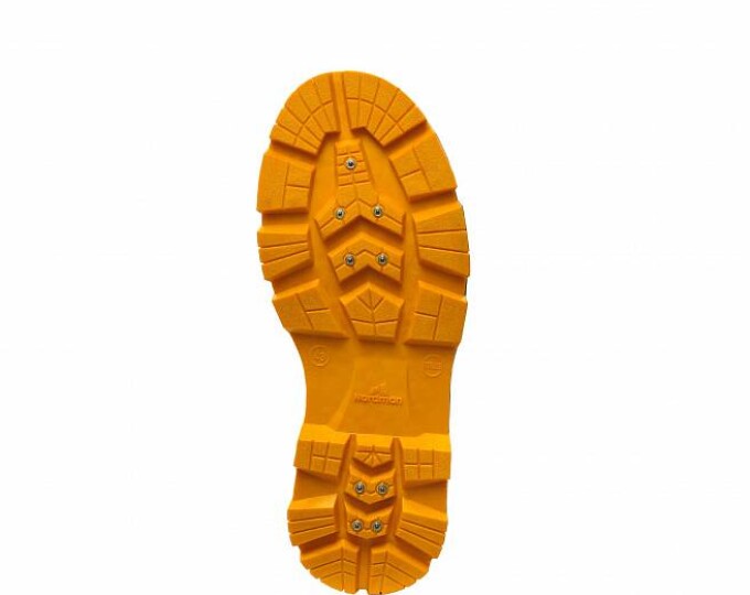 Nordman Quaddro сапоги утепленные вкладышем из меха с манжетой, шипованные, Черный/желтый 46 (-50) - изображение 2