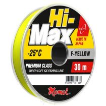 Леска Momoi Hi-Max F-Yellow 0,22мм (5,0кг) 30м (флуоресцентная)
