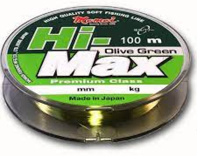 Леска Momoi Hi-Max Olive Green 0,45мм 100м (18кг) - изображение 1