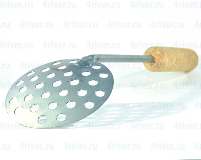 Черпак РОСТ (нержавейка, пробковая ручка) - изображение 2