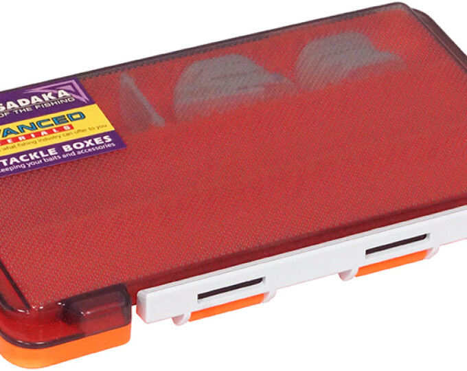 Коробка Kosadaka TB-S63A продольные секции + доп. вставки (175х105х20мм) Orange - изображение 1 