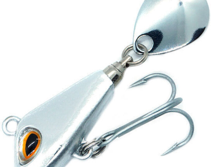 Джиг-спиннер Kosadaka Fish Darts FS3 (длина 25мм., вес 9гр.) цвет SIL - изображение 1 