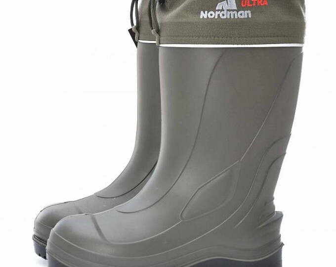 Nordman Ultra сапоги утепл.вкладышем из меха с манж.р.41 оливковый/черный (-50) - изображение 1 