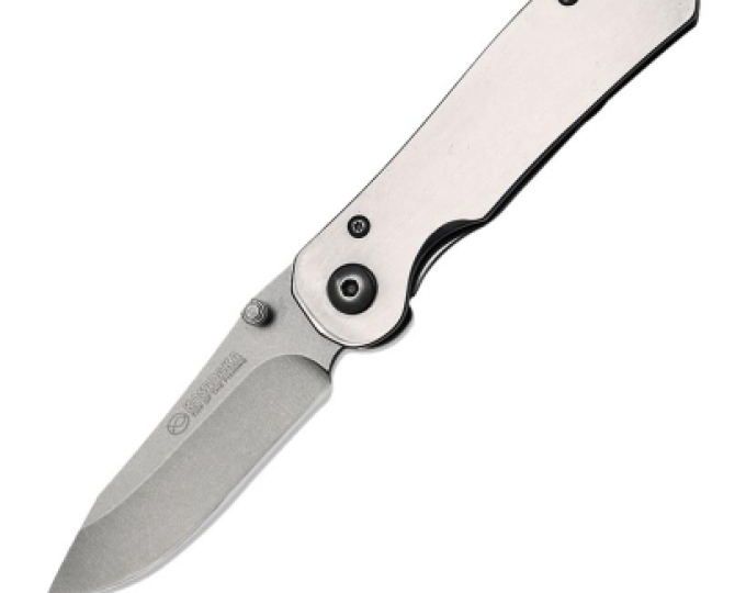 Нож складной Kosadaka 16/9см (стальное лезвие/стальная рукоять) - изображение 1 