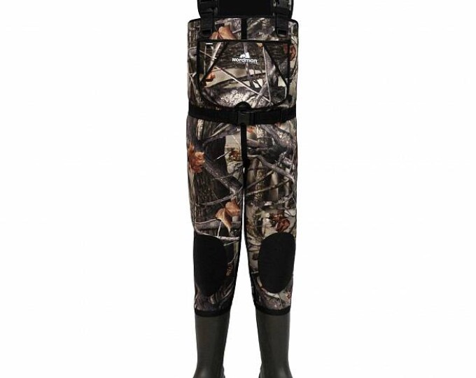 Вейдерсы из неопрена Nordman Neo Plus р.47/48 (56-58) цвет Осенний лес - изображение 1