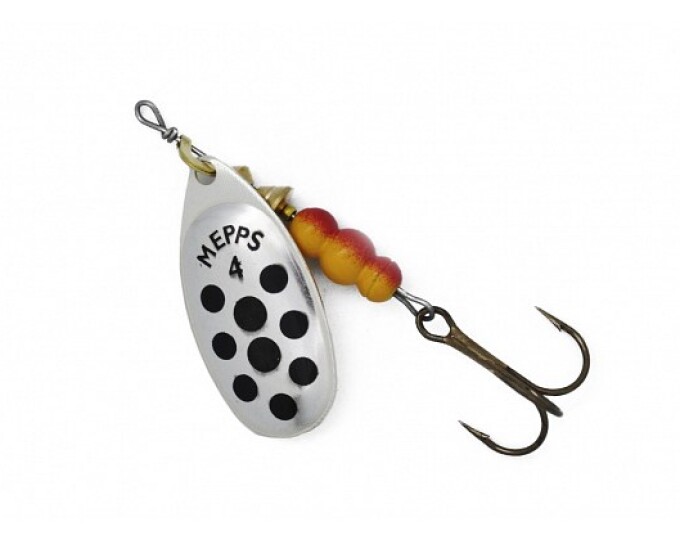 Блесна Mepps AGLIA PTS 4 Silver/Black - изображение 1 