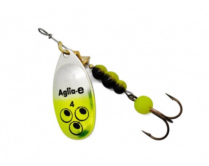 Блесна Mepps AGLIA-E 4 Silver/Chartreuse - изображение 1 