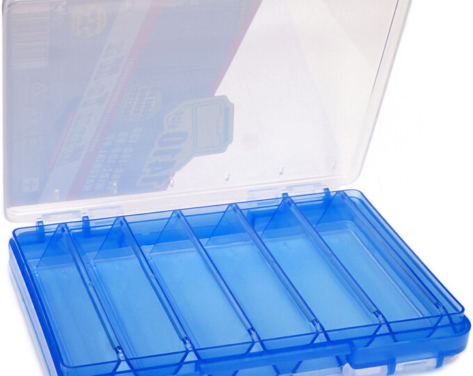 Коробка Kosadaka Reversible F85 для приманок (2-х сторонняя, поперечные V-секции, 140х104х23мм) - изображение 3