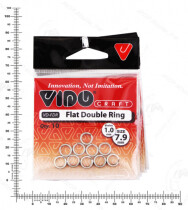 Кольцо заводное Flat Double Ring 7,9*1,0мм (10шт.)