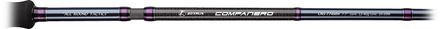Спиннинг ZETRIX COMPANERO «Allround Tactics» CNS-774MH (2,31м/12-40гр./10-20LB) - изображение 1 