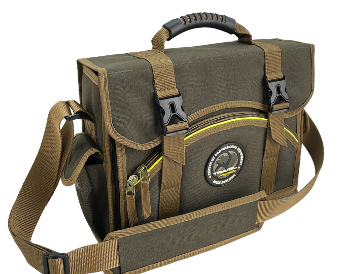 Сумка Aquatic С-04ТК рыболовная жесткая (цвет: темно-коричневый) - изображение 1 