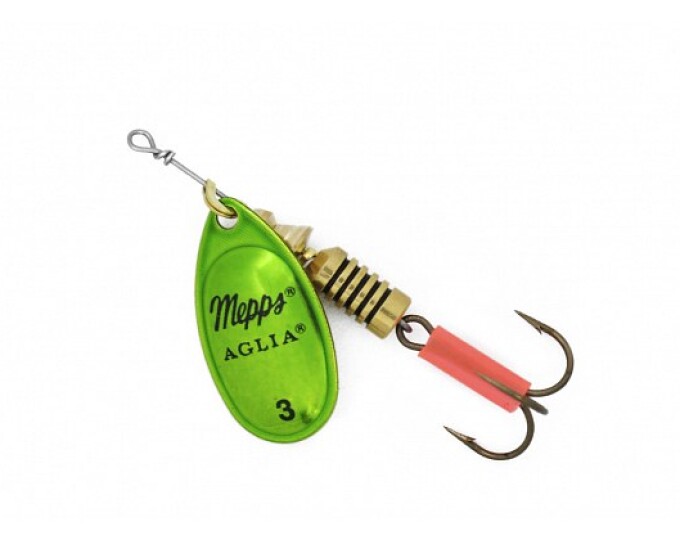 Блесна Mepps AGLIA PLATIUM 3 Gold/Vert - изображение 1 