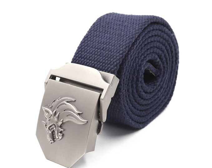 Ремень «Следопыт-ВОЛК», 1400*36мм, текстиль, синий - изображение 1 