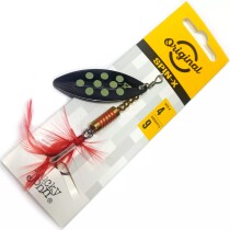 Блесна вращающаяся Lucky John SPIN X LONG 04 (вес 9гр.) цвет BF