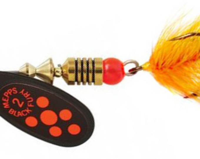 Блесна Mepps BLACK FURY 2 Black/Orange - изображение 1 