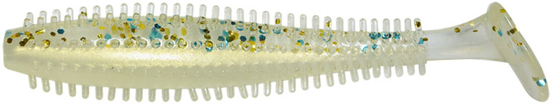 Виброхвост Kosadaka SPIKEY SHAD  90мм (9шт.) цвет GTR