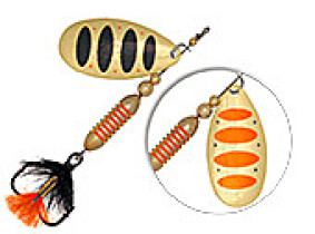 Блесна Pontoon 21 «AV Type A» #1,0 (вес 4,3гр., длина лепестка 22,6мм) цвет PD41-061