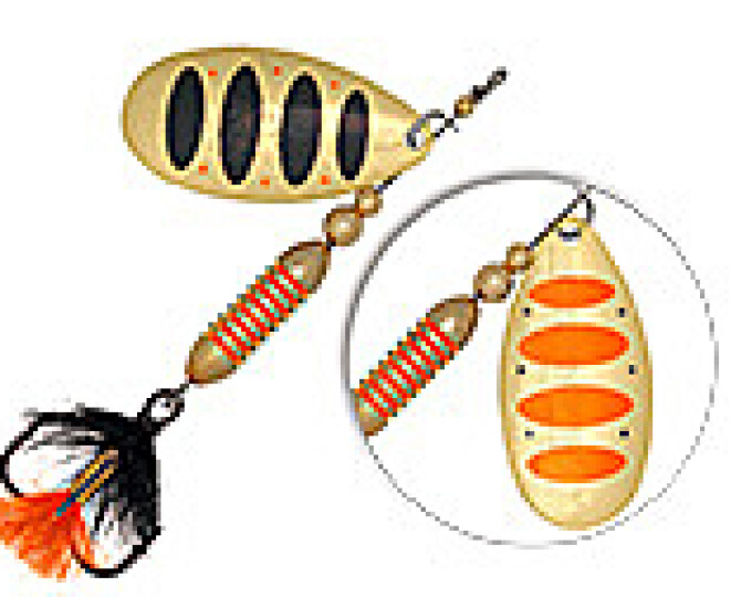 Блесна Pontoon 21 «AV Type A» #1,0 (вес 4,3гр., длина лепестка 22,6мм) цвет PD41-061 - изображение 1 