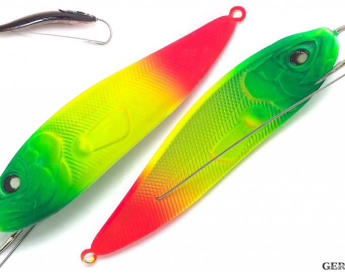 Незацепляйка German «Wiggle Clown» (95мм/25гр.) цвет 408 - изображение 1