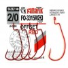 Крючок Fanatik Offset (FO-3315R) № 2/0 (4шт.) - изображение 1
