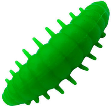 Приманка форелевая DUNAEV DT-NOA-LARVA 40мм-6шт, цвет 401 зелёный