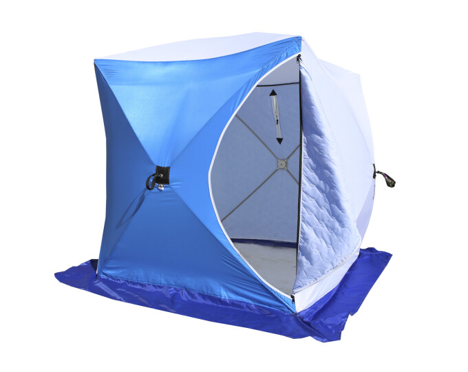 Палатка СТЭК «КУБ — 1» (трехслойная)  (сторона 1,5м, h=1,7м, диагональ по низу =2,1м) - изображение 1 